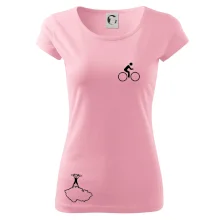 Mapa ČR + kolo na prsu Mapa ČR + kolo na prsu