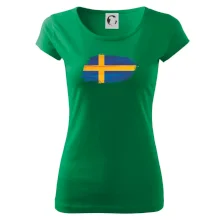 Švédska vlajka kreslená