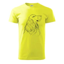 Anglický kokeršpaniel čierna kresba