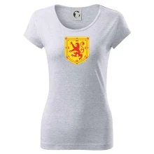 Škótsky lev na hrudi