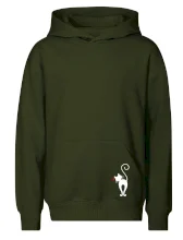 Zamilovaná mačka zozadu