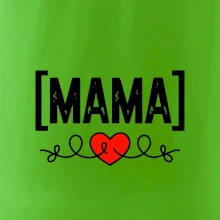Nápis mama a srdce