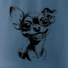 Čiernobiela karikatúra čivava Čiernobiela karikatúra čivava