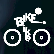 Bike nápis postava