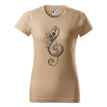 Husľový kľúč kvety