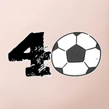 Futbal okrúhle narodeniny 40