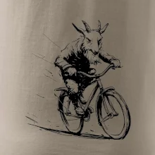 Drsný cap na bicykli