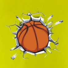 Basketbal lopta v triku Basketbal lopta v triku