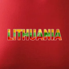 Lithuania - nápis vlajka Lithuania - nápis vlajka