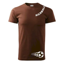 Kickball nápis šikmo