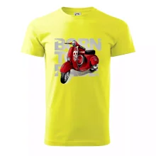 Scooter born to ride red