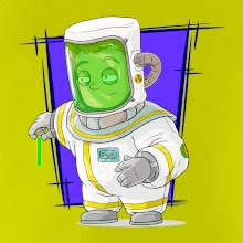 Vesmírny vojak tmavo modrý