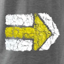 Párová turistická značka žlutá Párová turistická značka žlutá