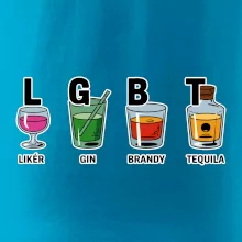 LGBT -  Likér, Gin, Brandy, Tequila