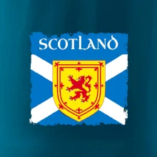 Škótska vlajka s erbom leva