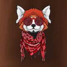 Červená panda hipster