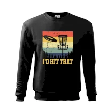 Disc golf player retro vintage