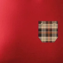 Flanelové triko hnědé