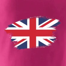 Britská vlajka roztrhaná