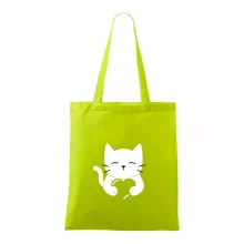 Mačka drží srdce Mačka drží srdce