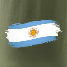 Argentína vlajka obhrýzaná