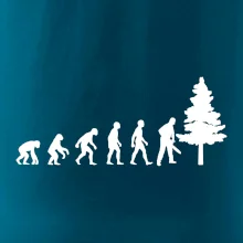 Evolúcia drevorubač - píla a strom Evolúcia drevorubač - píla a strom