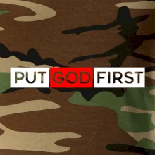 Put God first obdĺžnik