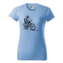 MTB kreslený cyklista