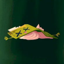 Kreslená kniha unavená