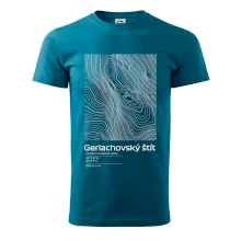 Gerlachovský štít - vrstevnice v obdĺžniku