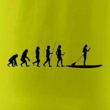 Evoluce paddleboard žena