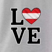 Love Rakúska vlajka