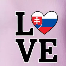 Love Slovenská vlajka