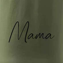 Nápis písací na prsiach - mama