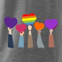 LGBT ruky srdce
