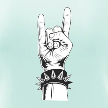 Rock ruka s náramkom