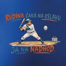Rodina čaká na oslavu ja na nadhod