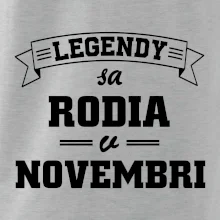 Legendy sa rodia v novembri