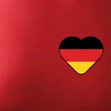 Germany love prso - Nemecká vlajka