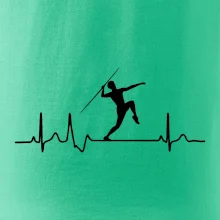 EKG hod oštepom muž