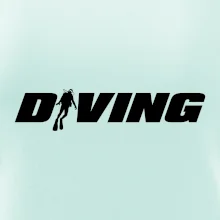 Diving nápis potápač