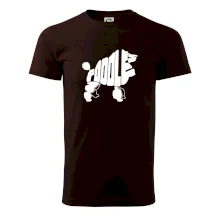 Pudel - nápis v tele Pudel - nápis v tele