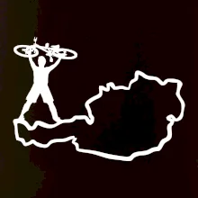 Cyklista - Mapa Rakúska
