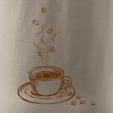 Hrnček plný čerstvej kávy