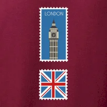 Londýn známka farebná