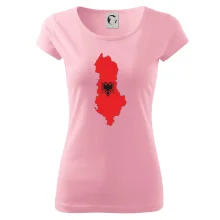 Albánsko mapa a znak