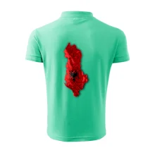 Mapa Albánsko reliéf hôr