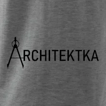 Architektka nápis