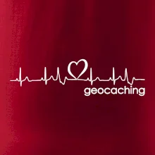 Moje srdce bije pre Geocaching -Text