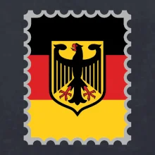 Nemecká známka - vlajka